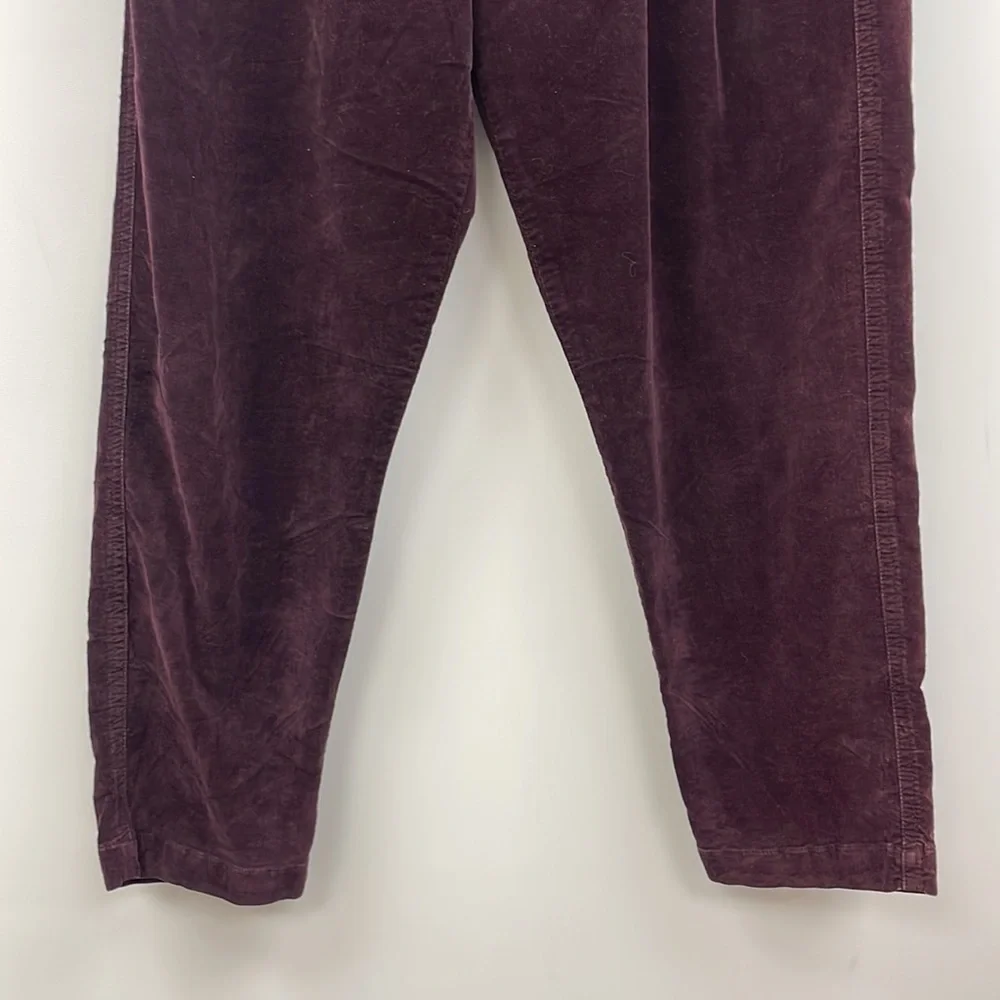 Free People Purple Ankle Cropped Pants - Picture 6 of 10